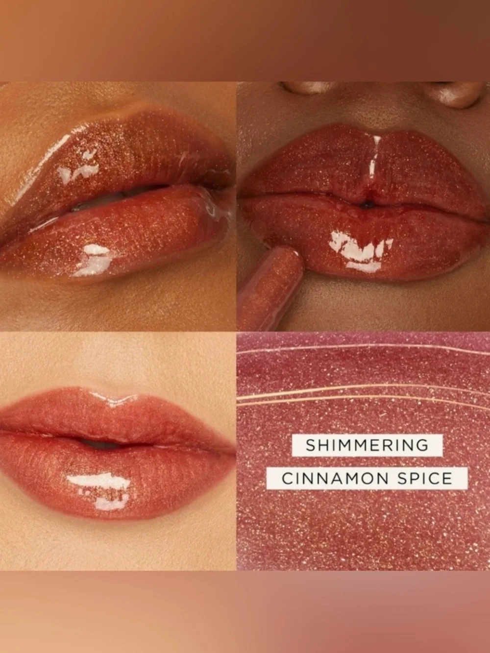 TARTE™ Maracuja Juicy Lip Vinyl Gloss in Shimmering Cinnamon Spice, Full‎ Size